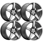 (SET-4) Forgestar CF5 19X10 5X114.3/5X4.5 Anthracite 42MM Wheels Rims Inch New. Price: $1960.00.