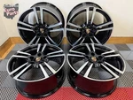 Oem 19" Porsche 997.2 Turbo Ii Forged Wheels Rims Black Machined Refinished Remanufactured. Price: $3699.95.