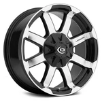 Vision 413 Valor Wheel 17X8.5 (18, 6X139.7, 106.2) Black Single Rim New. Price: $205.85.