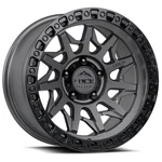 17 Lock Off-road Lunatic Matte Grey Black Ring Finish Rims 5X127 ET-12 New. Price: $1099.00.