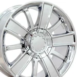 Oew Fits 20" Wheel Silverado Sierra CV77 Chrome 5653 20X9 New. Price: $308.75.