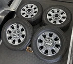 Ford 20" F-250 F-350 Chrome Lariat Oem Wheels Tires Platinum Limited Rims Tpms Used. Price: $2899.99.