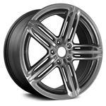 For Audi Q7 10-13 Alloy Factory Wheel Triple 5-SPOKE Charcoal 21X10 Used. Price: $289.23.