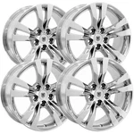 (set Of 4) Oe Wheels CA15B 18X8.5 5X120 +40MM Chrome Rims 18" Inch New. Price: $1265.96.