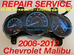 2008 Gm Malibu Instrument Gauge Cluster Repair Service 09 10 11 12 Remanufactured. Price: $79.99.