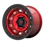 Kmc KM236 Tank Rim 17X9 6X139.7 Offset -38 Candy Red (quantity 1) New. Price: $623.95.
