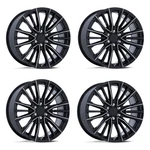 Set 4 22" Performance Replicas PR223 Gloss Black Milled 22X9 Wheels 6X5.5 28MM New. Price: $1600.00.
