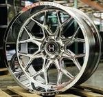 New 24X12 Hardcore HC104 Wheels -44 Chrome 8X170 F250 F350. Price: $2590.00.