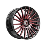 SPEC-1 SP-68 Gloss Black & Red Machined 17X7.5 5X112/5X114.3 73.1 Hub 42 Used. Price: $120.40.