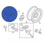 Genuine Ford Wheel Alloy NL3Z-1007-C New. Price: $645.15.