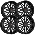 (4) Cavallo CLV-46 20X8.5 5X112/5X4.5" +35MM Gloss Black Wheels Rims 20" Inch New. Price: $1497.28.