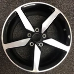 One Used Chevrolet Corvette Gm 18X8.5 Black Machined Front Wheel 20986434 795. Price: $299.00.