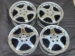 Mercedes Bbs Piece Amg Chrome 17 Inch Staggerd Monoblock Wheels Set W208 For. Price: $1800.00.