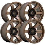(set Of 4) Fuel D768 Rush 20X9 6X135 +1MM Bronze Wheels Rims 20" Inch New. Price: $1850.96.