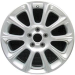 Wheel Rim Dodge Dart 17 2013-2016 1TP82TRMAA Painted Oem Factory Silver 2482 Remanufactured. Price: $202.00.
