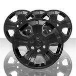 18" Black Wheel Skin Hub Caps Alloy Rim Full Covers For 2014-2019 Silverado 1500 New. Price: $107.99.