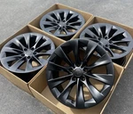 19" Tesla Model Satin Black Factory Wheels Rims Slipstream New 2012-2021 Oem. Price: $1300.00.