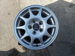 Saab 9-3 15" 1999-2000 Rim Wheel Factory Oem Alloy Used Silver 4909156 OW68188. Price: $107.99.