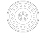 Genuine Subaru Wheel Alloy 28111FN00A New. Price: $292.80.
