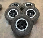 Set Of Used 17" '21-'26 Ford Bronco Sasquatch Wheels 315/70R17 Goodyear Mt Lt. Price: $1595.00.
