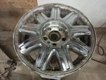 16X6.5 Aluminum Wheel Rim Chrome Clad From 2006 Town & Country 1249959 Used. Price: $115.38.