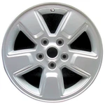 (ships Today) Wheel Rim Jeep Compass Liberty 16 Oem Silver Large Cap 9084 Remanufactured. Price: $216.00.