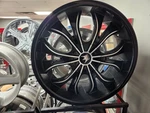 (set Of 4) Mazzi 342. 20X8.5 5X112/5X120 35MM. Gloss Black/macined. New. Price: $880.00.