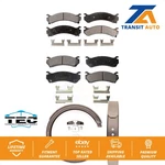 Front Rear Ceramic Brake Pads Parking Shoes Kit For Gmc Chevrolet Sierra 2500 Hd New. Price: $119.70.