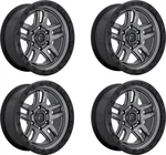 Set 4 17" Fuel D701 Ammo 17X9 6X5.5 Gunmetal Black Bead Ring Wheels -12MM Rims New. Price: $1280.00.