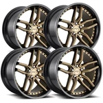 (set Of 4) Staggered Niche M195 Methos 20" 5X114.3 Bronze/black Wheels Rims New. Price: $2094.00.