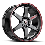SPEC-1 Wheels Rim SPT-33 17X8 5X110/5X114.3 ET38 73.1CB Gloss Black & Red Line New. Price: $276.80.