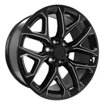 Performance Replicas PR177 20X9 6X5.5 Gloss Black Milled Wheel 20" 24MM Rim New. Price: $324.00.