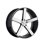 Cavallo CLV-5 Gloss Black & Machined 22X9 5X114.3 74.1 Hub 35 Offset Used. Price: $328.74.