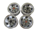 Set 4 15"X7.5" 1992-1996 Ford F-150 Bronco Chrome Steel Wheels F2TZ-1015-B Caps Used. Price: $399.00.