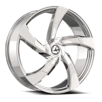 Azara Wheel AZA-52424905115120+15NCR 24X9 5X115/120 15MM Chrome New. Price: $632.42.