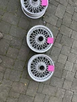 Set Of Dayton 60 Spoke Spline Drive Wire Car Wheels Used. Price: $780.00.