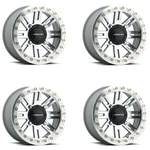 Set 14" Vision 356 Manx 2 Beadlock Utv Machined 14X7 Wheels 4X136 13MM Rims New. Price: $877.68.