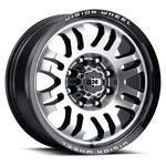 One 17X8.5 Vision 409 Inferno 5X150 Black Machined Wheel Rim 110 New. Price: $282.37.