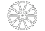 Genuine Bmw Wheel Alloy 36-11-6-877-022 New. Price: $702.24.