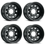 Set 15" Vision 84 Steel Window Gloss Black 15X10 Wheels 5X4.5 (5X114.3) -39M New. Price: $480.00.
