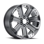 Rev Wheels 588S-2298328 Series, 22X9, 6X5.5, 6.1 Bs, Gray New. Price: $357.95.