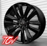 New Gloss Black Escalade Platinum Sport Wheels (4)22X9" Fits: 1999-2025 Cadillac. Price: $1449.00.