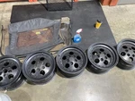 Jeep Wrangler 1997-2006 15" Wheels Rims Set Of Oem 52007398 52088157 Used. Price: $699.00.