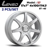 Clearance Lenso S7 Wheel Rim 17X7 Pcd 4X100 4X114.3 ET+42 Racing Silver Set New. Price: $880.00.